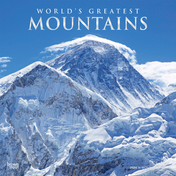 Calendar Mountains, World's Greatest 2024 Square Foil Book