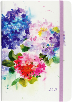 Hardcover 2021 Hydrangeas Weekly Planner Book