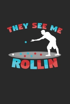 They see me rollin: 6x9 BocciaCrossbocia | lined | ruled paper | notebook | notes
