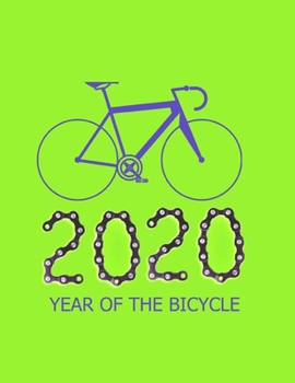 Paperback 2020 Year of the Bicycle: Green cover Book