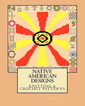 Paperback Native American Designs Knitting & Crochet Patterns Book