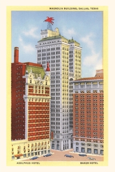 Paperback Vintage Journal Magnolia Building, Dallas, Texas Book