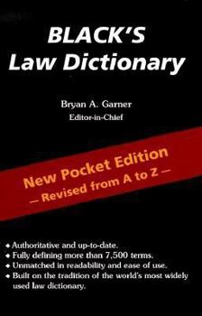 Paperback Black's Law Dictionary Book