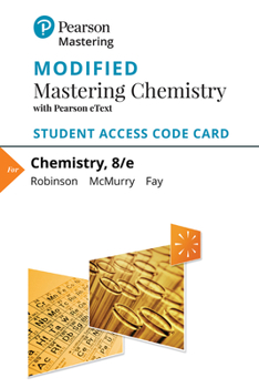 Printed Access Code Modified Mastering Chemistry with Pearson Etext -- Standalone Access Card -- For Chemistry Book