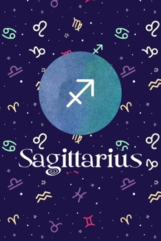 Sagittarius: Zodiac signs notebook  125-Blank Lined 6x9  College- Sagittarius Zodiac Design Journal (Sagittarius Zodiac Gifts) (Volume 1): (Sagittarius Zodiac notebook Gifts)