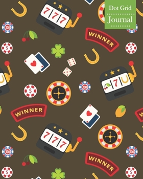 Dot Grid Journal: Notebook Planner with Unique Casino Themed Cover Design