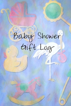 Baby Shower Gift Log: Baby Symbols Cover 6x9 (Baby Shower Series)