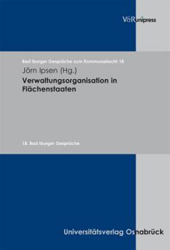 Paperback Verwaltungsorganisation in Flachenstaaten: 18. Bad Iburger Gesprache [German] Book