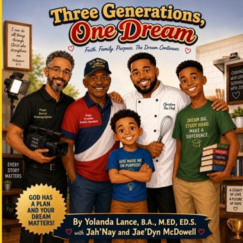 Paperback Three Generations, One Dream: Faith. Family. Purpose. The Dream Continues. [Large Print] Book