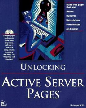 Paperback Unlocking Active Server Pages [With CDROM] Book