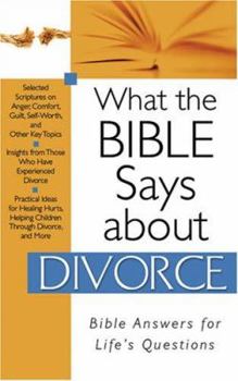 Paperback What the Bible Says about Divorce Book