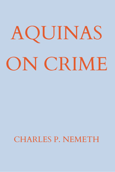 Paperback Aquinas on Crime Book