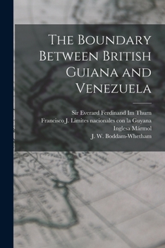 Paperback The Boundary Between British Guiana and Venezuela Book