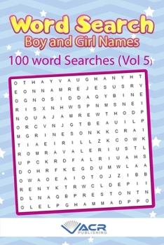 Paperback Word Search: Boy and Girl Names Book