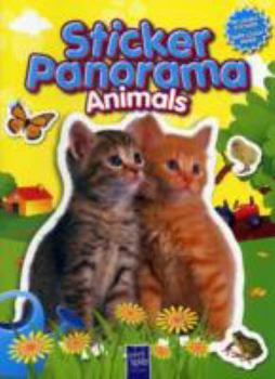 Paperback Yo Sticker Panorama Kittens Book