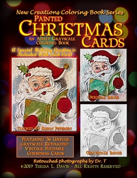Paperback New Creations Coloring Book Series: Painted Christmas Cards Book