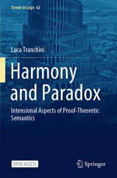 Harmony and Paradox. Intensional Aspects of Proof-theoretic Semantics (Trends in Logic, 62)