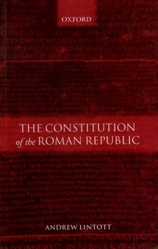 Paperback The Constitution of the Roman Republic Book
