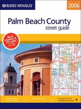 Paperback Rand McNally 2006 Palm Beach County street guide Book