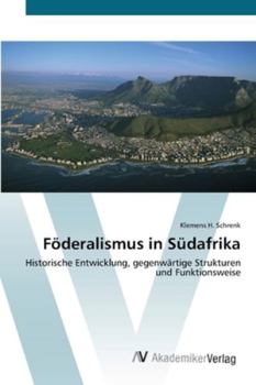 Paperback Föderalismus in Südafrika [German] Book
