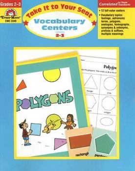 Paperback Vocabulary Centers, Grades 2-3 Book