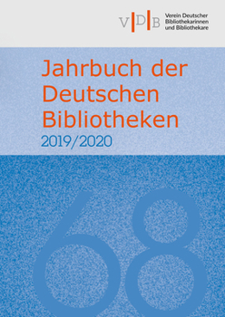 Hardcover Jahrbuch Der Deutschen Bibliotheken 68 (2019/2020) [German] Book
