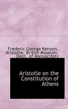 Paperback Aristotle on the Constitution of Athens Book