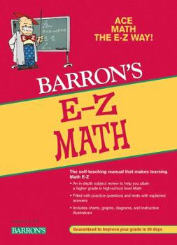 Paperback Barron's E-Z Math Book