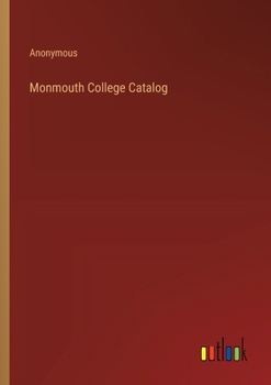 Paperback Monmouth College Catalog Book