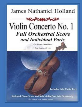 Paperback Violin Concerto No. 1: Full Score and Individual Parts Book