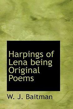 Paperback Harpings of Lena Being Original Poems Book