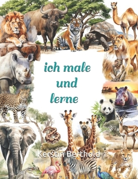 Paperback Ich male und lerne: Safari [German] Book