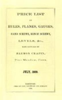 Paperback H. Chapin 1859 Price List Book