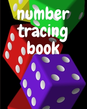 Paperback number tracing book: A book of 72 pages, the size of 10/10, in which everything a child needs to enter the world of numbers Book