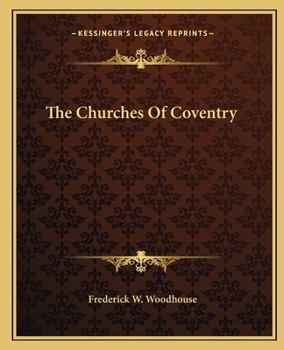 Paperback The Churches Of Coventry Book