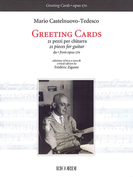 Paperback Greeting Cards: 21 Pieces for Guitar from Op. 170 Book