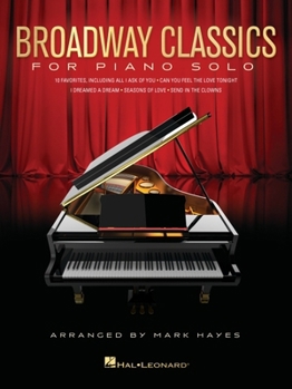 Paperback Broadway Classics for Piano Solo Book