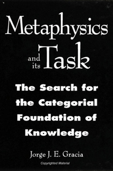 Paperback Metaphysics and Its Task: The Search for the Categorcal Foundation of Knowledge Book
