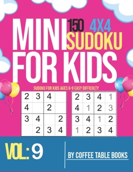 Paperback Sudoku For Kids Ages 6-9 Easy Difficulty: very easy sudoku puzzle books for kids beginners Book