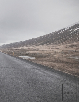 Lined Notebook: Ruled Pages Book (8.5 x 11 inches) - 100 Pages Journal II Planning, Drawing, Sketching, Writing, Road