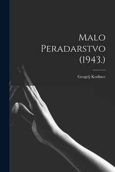 Paperback Malo Peradarstvo (1943.) Book