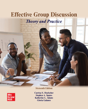 Hardcover Effective Group Discussion: Theory and Practice Book