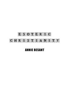 Paperback Esoteric Christianity Book