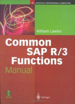 Hardcover Common SAP R/3 Functions Manual Book