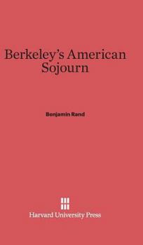 Hardcover Berkeley's American Sojourn Book