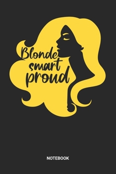 Notebook: Natural Blonde Hair Themed Notebook (6x9 inches) with Blank Pages ideal as a ash- or platinum-blonde hair colour Journal. Perfect as a ... and Girls. Great gift for Kids and Women.