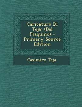 Paperback Caricature Di Teja: (Dal Pasquino) [Italian] Book