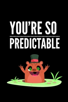 Funny Groundhog Day Theme Wide Ruled Line Paper