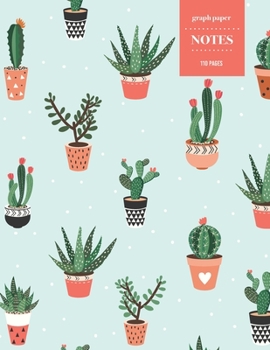 Graph Paper Notes 110 Pages: Cactus Notebook for Professionals and Students, Teachers, Architects, Scientists, Engineers, and Writers | Succulent Llama Pattern