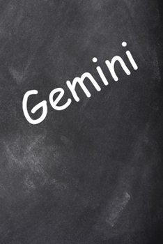 2020 Daily Planner Gemini Zodiac Horoscope Chalkboard 388 Pages: 2020 Planners Calendars Organizers Datebooks Appointment Books Agendas
